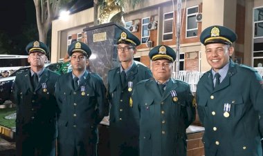 Policiais Militares do 2º BPM são agraciados com a Medalha Tiradentes