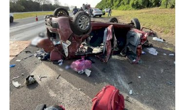 Motorista de aplicativo de Chapadão do Sul sofre grave acidente em SP e duas pessoas morreram