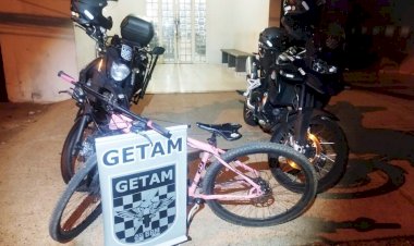 Polícia Militar recuperaram uma bicicleta furtada em 2021.