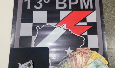 Em Paranaíba, Polícia militar prende autor de tráfico de drogas no bairro Industrial de Lourdes