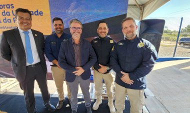 Delegado-Geral de Polícia Civil prestigia a solenidade de inauguração da nova Unidade Operacional da Polícia Rodoviária Federal (PRF) em Ribas do Rio Pardo