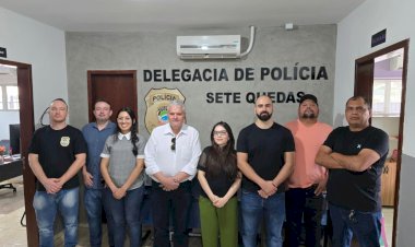 Diretor do Departamento de Polícia do Interior visita delegacias da área de fronteira