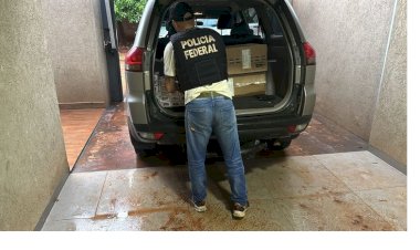 PF cumpre mandado de busca e apreensão em Nova Alvorada do Sul/MS