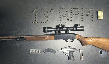 Polícia Militar Apreende Armas de Fogo e Munições em Inocência