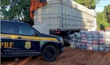 Polícia apreende 1,5 tonelada de maconha em carga de algodão