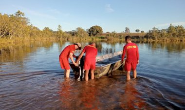 Bombeiros encontraram o corpo do adolescente que se afogou EM Pouso Alto