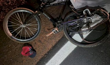 CICLISTA MORRE APÓS SER ATINGIDO POR CARRO NA GO-302, EM APORÉ