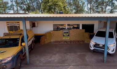 PMRv prende homem transportando mais de 2 toneladas de drogas com uma caminhonete