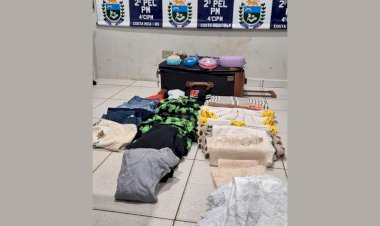 Polícia Militar prende autor de furto a residência e recupera itens subtraídos em Costa Rica