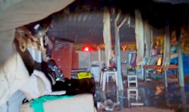 Usuário de drogas incendeia a própria casa e foge do local em Cassilândia