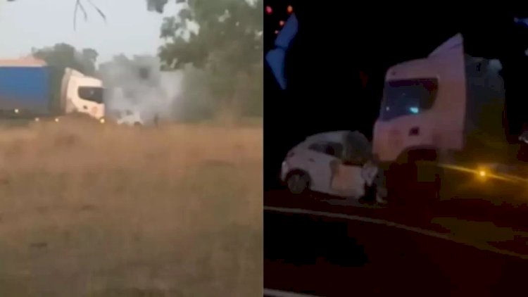 “Rodovia da morte”: Acidente entre caminhão e carro de passeio acaba em morte na BR-262