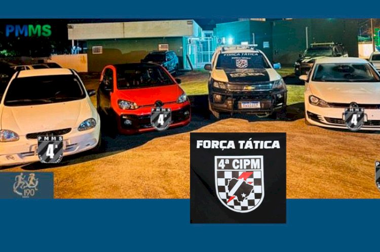 Polícia Militar prende três por disputarem racha em Chapadão do Sul
