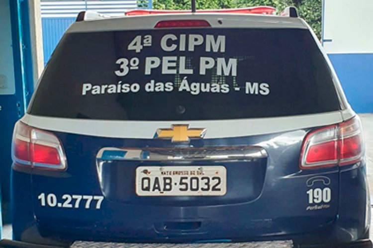Polícia Militar cumpre mandado de prisão em Paraíso das Águas