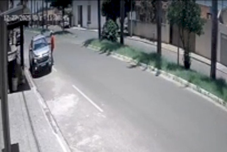Homem furta picape, confessa crime em pedágio e é preso após ficar sem gasolina