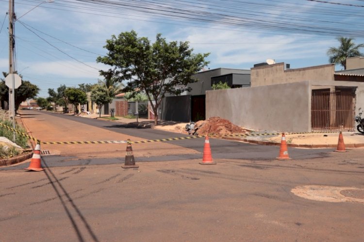 Prefeitura de Chapadão do Sul inicia recapeamento em ruas do Bairro Esplanada