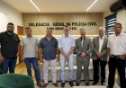 Delegado-Geral da Polícia Civil recebe prefeito eleito de Sete Quedas, para tratar de temas relacionados à segurança pública