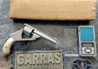 Durante cumprimento de mandado de prisão, Polícia Civil apreende arma e drogas no Jardim Presidente, em Campo Grande