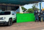 Polícia Militar Rodoviária apreendeu veículo que transportava mais de 1 tonelada de droga em Amambai.