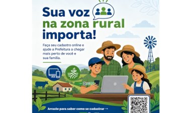 Prefeitura de Chapadão do Sul reforça importância do cadastro da população da zona rural