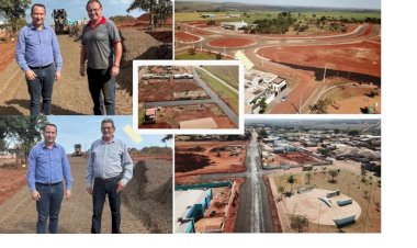 Prefeito Ivan Xixi acompanha avanço das obras de pavimentação e drenagem que integram pacote histórico de mais de R$ 70 milhões em Paraíso das Águas