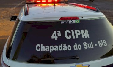 PM prende condutor embriagado após colisão que deixo motociclista ferido em Chapadão do Sul