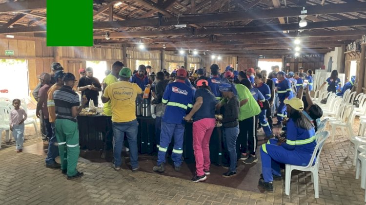Município homenageia garis com momento especial de valorização e reconhecimento