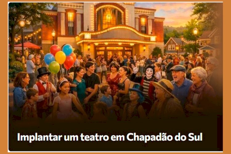 Chapadão do Sul mobilizado para criação de um teatro na cidade