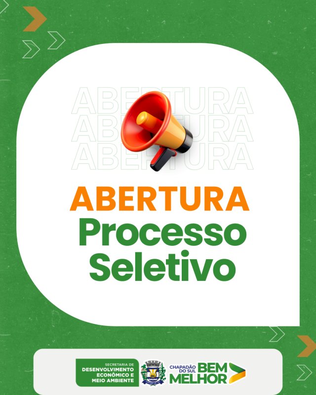 Processo Seletivo abre oportunidades em Chapadão do Sul com destaque para vagas de Operacional I e II