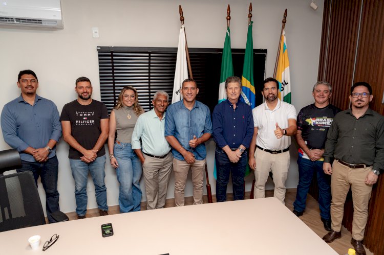 Vereadores de Primavera do Leste visitam Câmara de Chapadão do Sul para conhecer projetos e ações do Legislativo