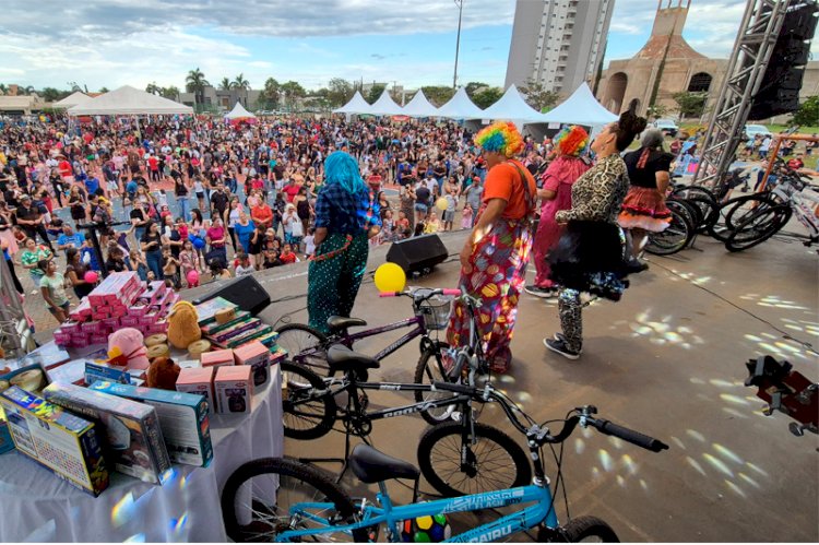 Parcerias proporcionaram grande festa do Dia das Crianças em Chapadão do Sul